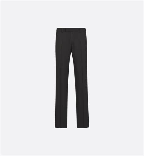 Dior Icons Chinos Black Cotton and Silk Voile 